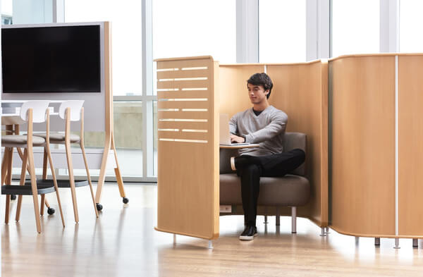 covid-19 office design screens and enclosures